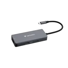 Verbatim Essentials 6 in 1 Multifunctional Type-C Hub With RJ45